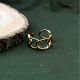 18K Gold Plated Minimal Adjustable Ring Stack Set of 6